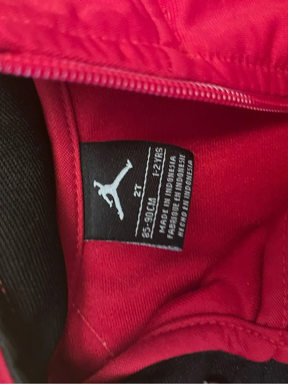 Jordan Red & Black Kids Track Jacket 2T